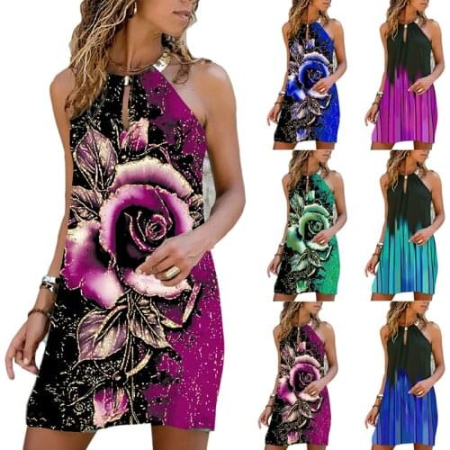 Gefevoqe Open Summer Dresses