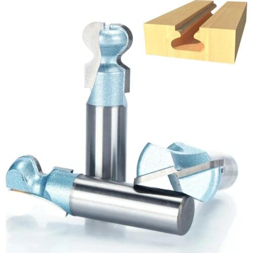 HUHAO 1pcs 1/2" Shank Router Bits For Wood Industrial Grade Double Finger Bit Woodworking Tools Wood Milling Cutter Endmill