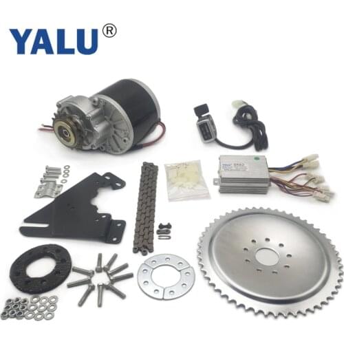 Electric bicycle Left Drive Conversion Kit MY1016Z3 350W 36V left freewheel Ebike motor Kit for Disassembly-free disc brake