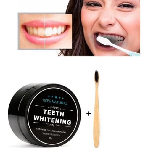 30g Charcoal Powder Natural Activated Charcoal Teeth Whitener Powder Oral Hygiene Dental Tooth Care Teeth Whitening Oral Care