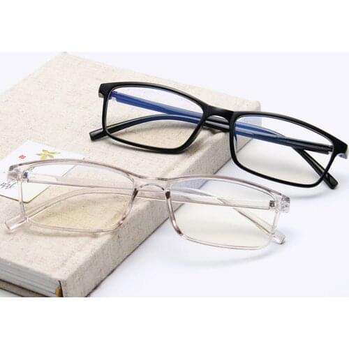 NEW Anti Blue Light Glasses Ray Fatigue Protection Blocking Goggles Eye Square Radiation Computer Glasses Fashion Unisex Alloy