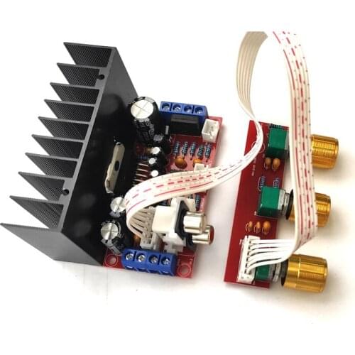 Diy Amplifier Board TDA7377 12V Single Power Computer Super Bass 3 Channel Sound and 2.1 Power Amplifier Board Sutie