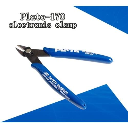 PLATO 170 Wishful Clamp DIY Electronic Diagonal Pliers Side Cutting Nippers Wire Cutter 3D printer parts