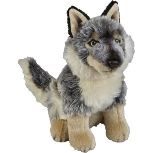 Plush Toy Wolf 25CM Cute Plush Dog Wild Stuffed Plush Doll Jungle Series Stuffed Animals Toys for Kids Baby Children Gifts