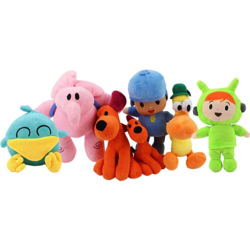 Pocoyo Stuff Plush Soft Cotton Elephant Alibato Puppy Childrens Pillow Plush Cushion Bedroom Decorations Girl Boy Birthday Gift