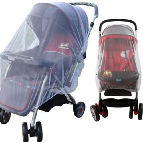 Hot White Infants Baby Girls Boys Stroller Pushchair Mosquito Insect Net Safe Mesh Buggy Crib Netting Cart Mosquito Net
