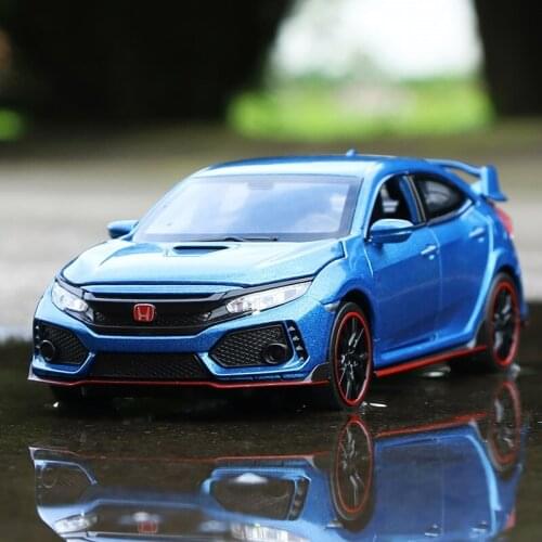 High Simulation Exquisite Diecasts & Toy Vehicles: MINIAUTO Car Styling Honda Civic Type R 1:32 Alloy Diecast Model Best Gifts