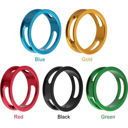 28.6MM 7075 Aluminum Alloy Fork Washer Steering Gasket MTB Road Fixed Gear Bike 10mm Headset Stem Spacers Cycling Accessories