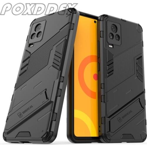 Armor Shockproof Coque for Vivo V21 X60 Pro Y51A IQOO 7 Neo 5 Case Magnetic Holder Protective Cover