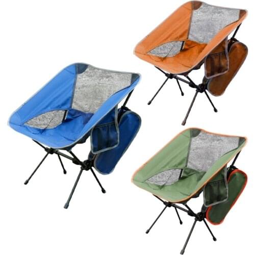 24BD Portable Camping Chair Lightweight Folding Backpacking Chairs Heavy Duty for Camp Hiking Beach Picnic with Carry Bag