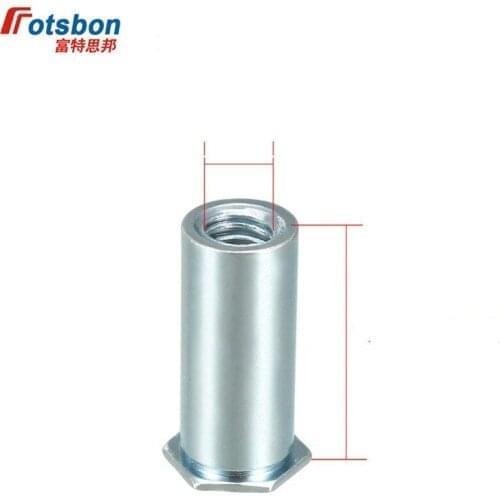 SOA-440-16 Thru-hole Threaded Standoffs Self Clinching Crossing Crimped Standoff Server Cabinet Rivet Sheet Metal PEM Standard