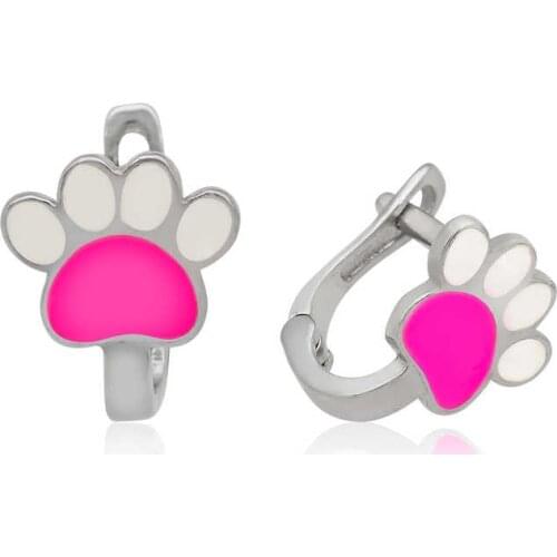 Tevuli 925 Sterling Silver Pink Pati Child Tag