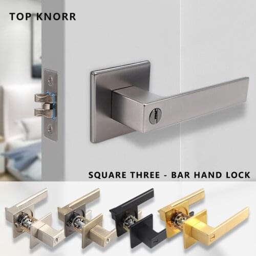 Door handle room door lock handle lock three rod spherical door lock bedroom toilet hardware door lock accessories