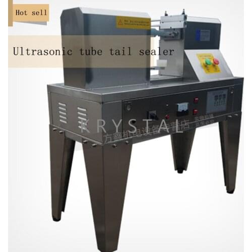 Ultrasonic Toothpaste Tube Sealing Machine TubeTail Sealer Cosmetic Tube Impulse Sealing Machine with Cutting Function QDFM-125