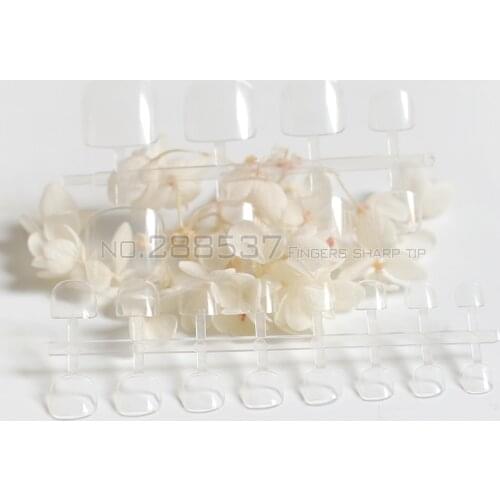 Candy DIY Fashion Colors Toe Nails 24pcs Acrylic False Toes Art Tips Fake Toenails lovely Transparent T-C