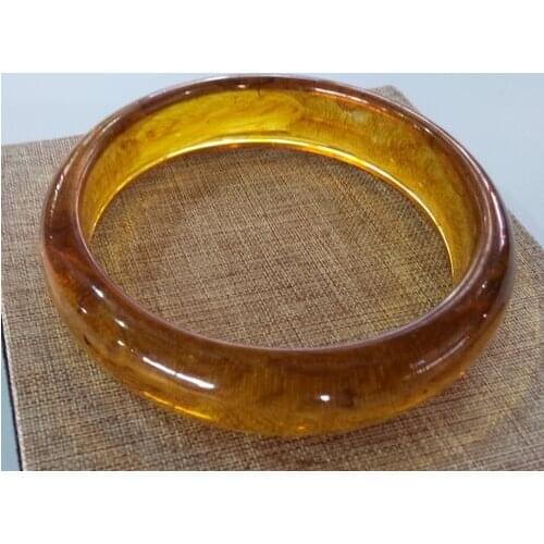 1pc Synthesis of amber bracelet gold bracelets size female beeswax
