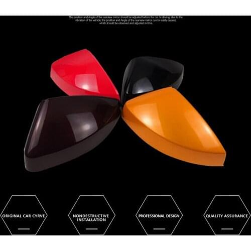 For Audi A3 2014-2018 1 PC Car Side Door Rearview Mirror Protect Frame Cover Trim Replacement Case Car Styling