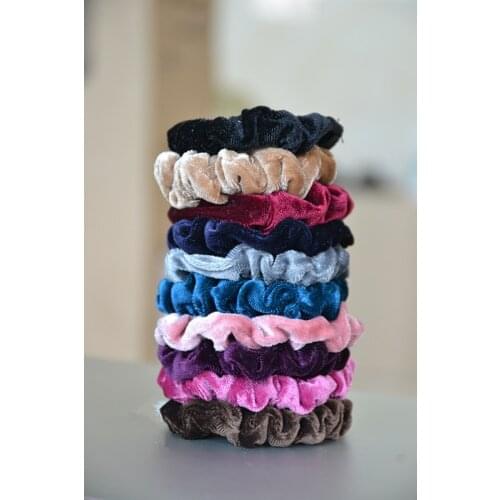 10pcs/lot Solid Leopard Women Hair Accesorios Ladies Hair Tie Pearls Scrunchies Ponytail Hair Female Girl Holder Rope Fashion