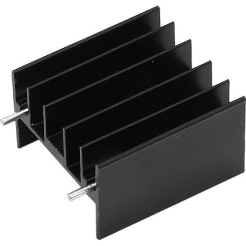 100 Pcs 23X16X25mm Aluminium TO-220 Heatsink with 2Pin TO 220 Heat Sink Transistor Radiator TO220 Cooler Cooling