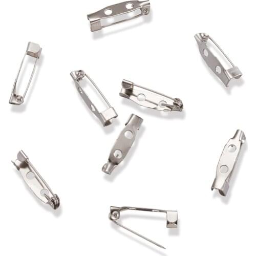 1000pcs Iron Brooch Findings Back Bar Pins for Jewelry Making DIY Accessories Findings 20x5mm