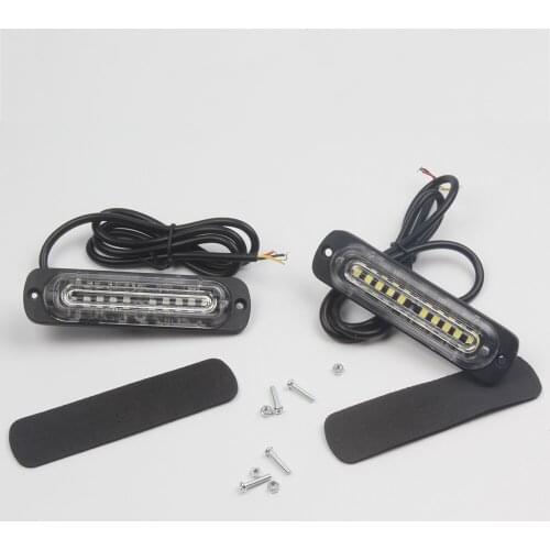 2 Pcs Car LED Side Marker Lights Ultra Thin Strobe Lights Truck Side Warning Lamp 12V 24V Vehicles Light