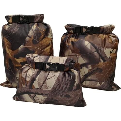 3 Pcs/Set Outdoor Waterproof Bag Pack Sack Swimming Fishing Camping Storage Dry Bag Rafting Kayaking River Trekking Bags