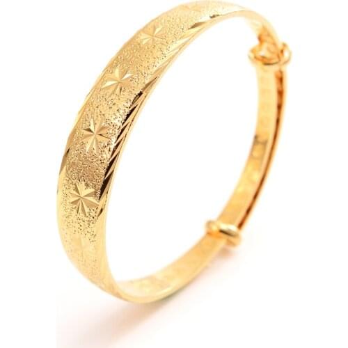 Bangrui （1piece）Adjustable Charm Bracelet Bangle Women Wedding Flower Jewelry Valentines Day Gift