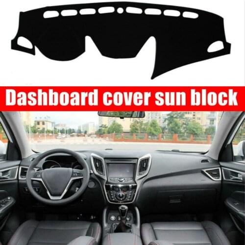 For changan CS75 2013-2017 Right and Left Hand Drive Car Dashboard Covers Mat Shade Cushion Pad Carpets Accessories