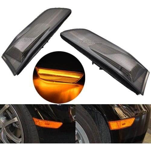 Flasher Indicator Turn Signal Lamp LED Side Marker Light For Infiniti G35 2D Coupe Nissan Skyline 350GT IN2551108 IN2551109