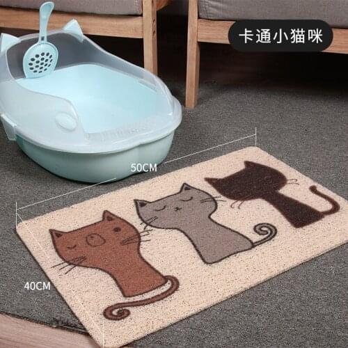 Entrance Hallway Cat Welcome Doormat Rectangle Printed Non-slip Front Door Mat Outdoor Carpet Bedroom Kitchen Cat Floor Mat