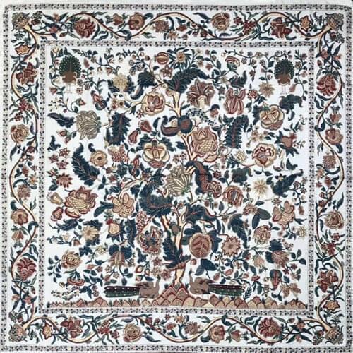 KOI LEAPING Fashion Western style 130 Silk Scarf flower pattern Printing shawl Female big Scarf Headscarf Sunscreen Scarf gift