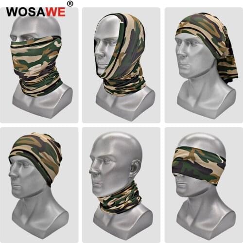 WOSAWE Motorcycle Half Face Mask Cover Balaclava Fleece Neck Gaiter Scarf Riding Skiing Paintball Bicycle Biker Windproof