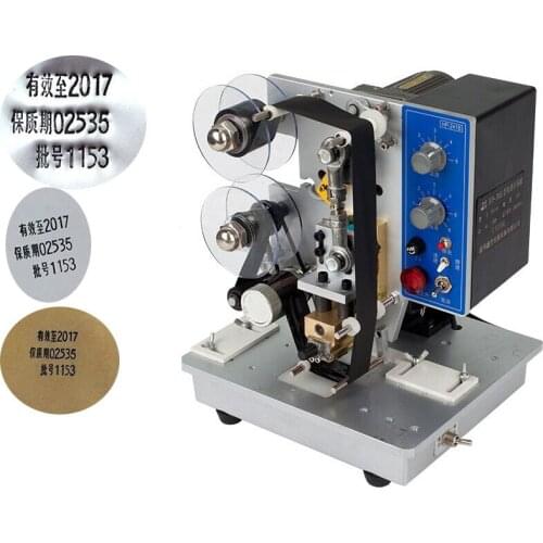Desktop Semi-automatic Coding Machine Ribbon Coding Date Character Printer Ribbon Date Coding Machine