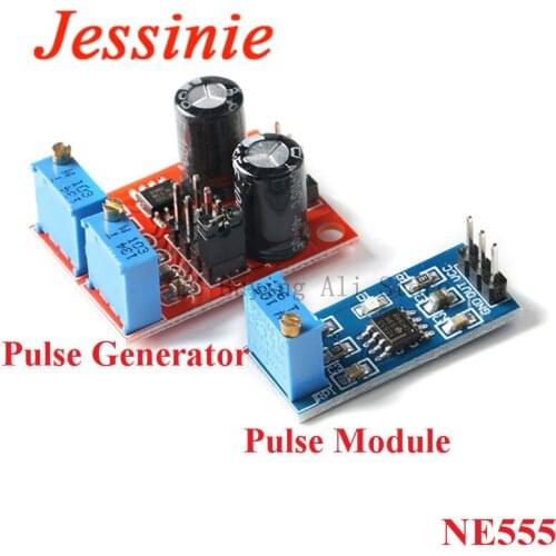 NE555 Pulse Frequency Generator Duty Cycle Adjustable Module Square Wave 5V to 12V Signal Generator Stepper Motor Drive