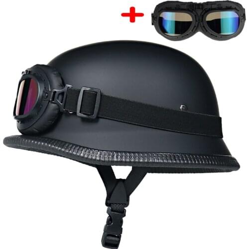 German Style Motorcycle Half Helmet Capacetes Open Face Retro Motorcycle Helmet Cascos Para Moto
