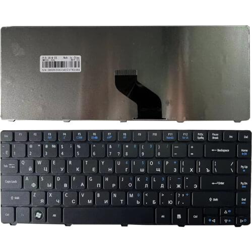 Russian Keyboard for Acer Aspire 3810 3810TG 3810T 4750G 3815 3820 3820G 3820T 4820 4820G 4736 4820 4741 4752Z RU Black Laptop