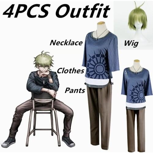 New Danganronpa V3 Rantaro Amami Cosplay Costume Uniform Danganronpa V3-Kill Harmony Halloween Party Costumes Full Set