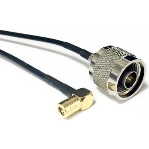 New N Male Plug Switch SMB Female Jack Right Angle RG174 coaxial Cable 20CM Adapter Wholesale Fast Ship