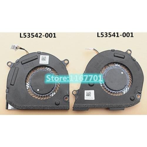 New original Laptop/Notebook CPU/GPU Cooling Fan For HP ENVY X360 15-DS 15-DR L53542-001 L53541-001 TPN-W142 TPN-W143
