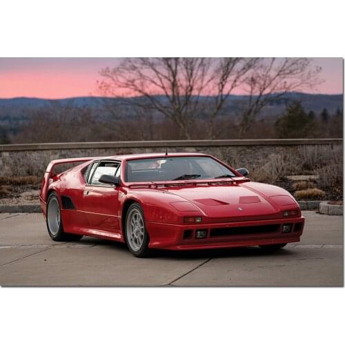 1990 De Tomaso Pantera SI Supercar Photo Decorative Posters and Prints Canvas Painting Wall Art Picture For Living Room