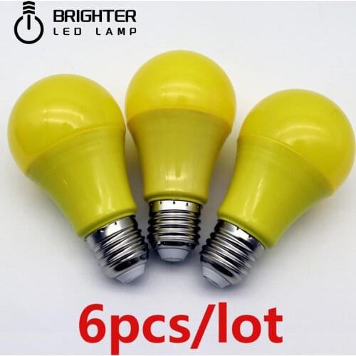 Christmas Special Yellow Bulb E27 Lamp 8W 6000K For Home Decoration 220-240V 800LM