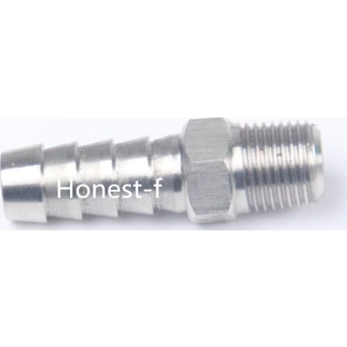 LTWFITTING Bar Production Stainless Steel 316 Barb Fitting Coupler / Connector 5/16" Hose ID x 1/8" Male NPT Air Fuel Water