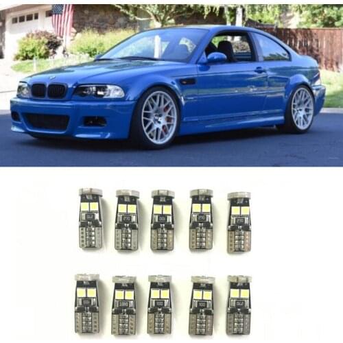 Canbus w5w Led interior lights For BMW e65 e66 e67 e84 f48 e53 e70 F15 F85 F16 f86 e81 e87 f20 f21 e88 e82 f45 f23 f22 f87 f46