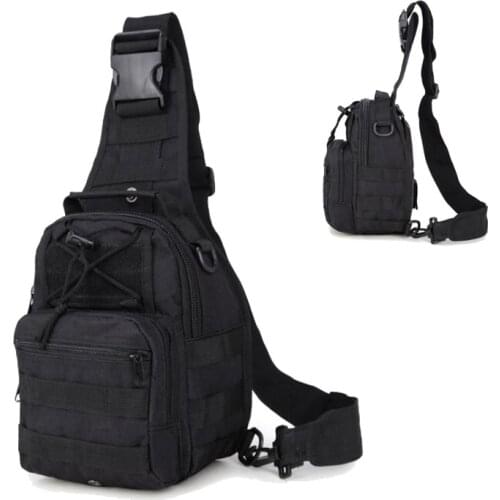 Tactical Crossbody Bag Hiking Travel Backpack Cycling Pouch Military Camouflage Molle Chest Bag Outdoor Sport Shoulder Strap Bag