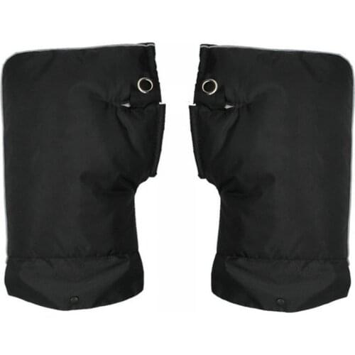 Thicken Plush Handlebar Mitts Cold Weather Motorcycle Scooter Handlebar Mittens Windproof & Coldproof MTB Bicycle Bar Warm Cover