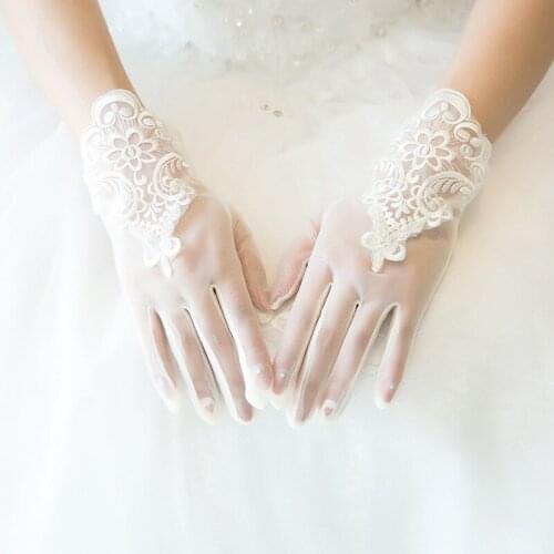 WEARCHY Fingerless Bridal Gloves
