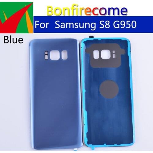 10Pcs\lot Battery Back Cover For Samsung Galaxy S8 G950 G950F G950U G950W Rear Housing Battery Door Case Replacement