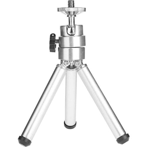 1PC Mini Aluminum Alloy Desktop Tripod 2 Section Stand Holder for Projector Camera