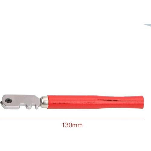 1Pcs Portable Glass Cutter 130mm For Hand Tool Window Craft Diamond Tipped Professional Glass Tile Cutter Wooden Handle