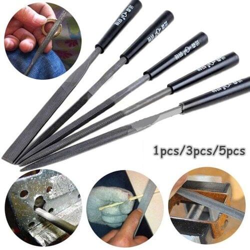 1 x Needle Files Set for Jeweler Diamond Wood Carving Metal Glass Stone Craft (Size: 140*3mm)